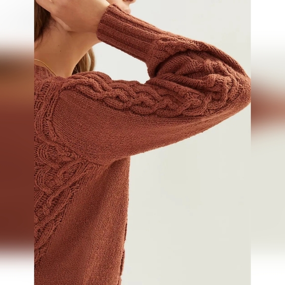 Set Anthropologie * Maeve  Cardigan Sweater and Top (2 piece) size L - Picture 4 of 9